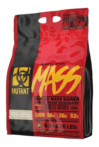 Mutant Mass 15lbs Ganador De Peso + Vaso Mutant Gratis