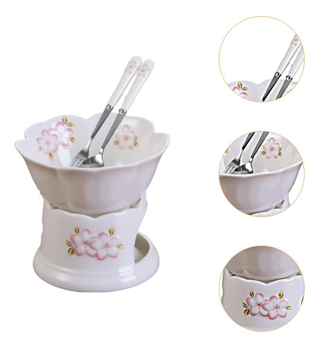 Olla Para Fondue De Chocolate, Olla Para Cuenco Olla Blanca