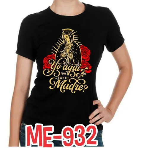 Playera Virgen De Guadalupe Recuerdo Fiesta Personalizada Cuotas