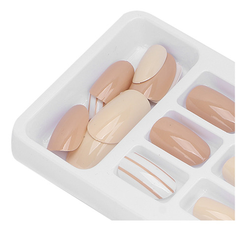 Juego De 24 Uds De Puntas De Uñas Postizas Cubierta