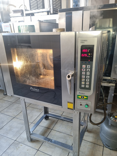 Forno Combinado Prática À Gás Ecg6 Prateado