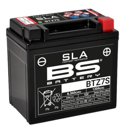 Bateria Sla 12 Volt - 6 Ah  Bs-battery  (ytz7s)