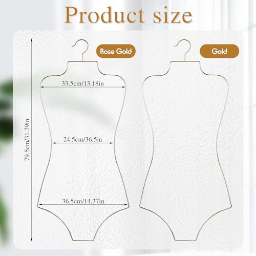 Conjunto De 10 Perchas Para Bikini En Forma De Cuerpo Quncla