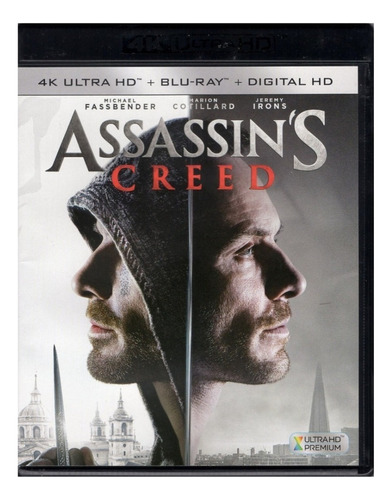 Assassins Creed Pelicula 4k Ultra Hd + Blu-ray + Digital Hd