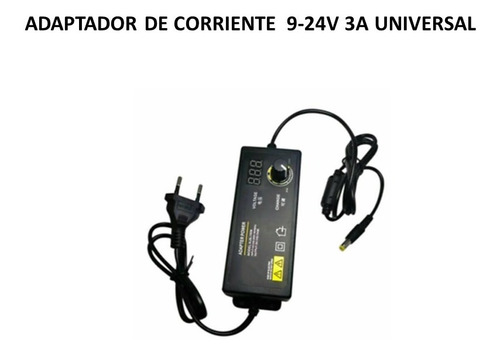 Adaptador De Corriente  9-24v 3a Universal