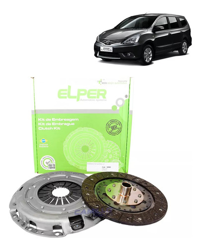 Kit Embreagem Nissan Grand Livina Elper 70199 2008 A 2014