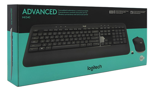 Kit De Teclado Y Mouse Inalámbrico Logitech Mk540 En Español