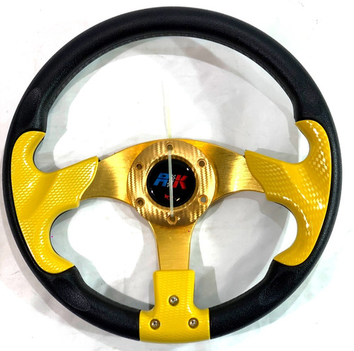 Volante Deportivo Tuning Racing Auto Gold Tuning Vdgx1-10