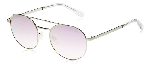 Gafas De Sol Bollé Ova Shiny Silver Unisex-adult Small