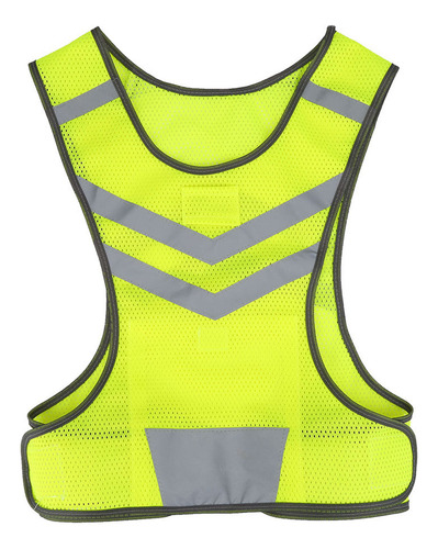 Chaleco De Seguridad Reflectante Ajustable De Alta Visibilid