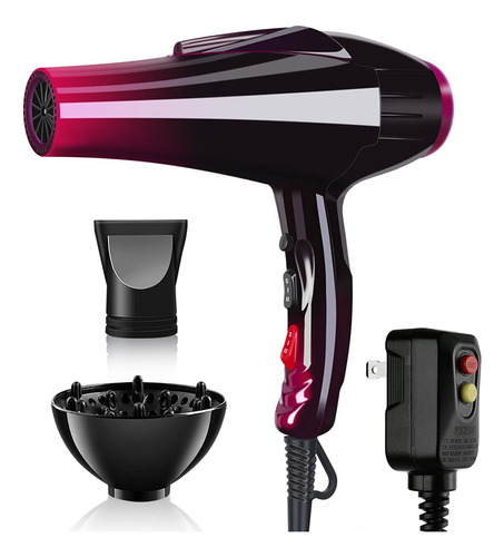 Secador De Pelo Profesional Potente De 3500 W, Secador De Pe