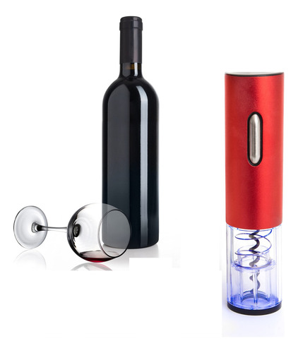 Sacacorchos Automatico Destapador Vinos Recargable Usb Color