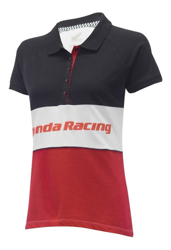 Camisa Pólo Feminina Moto Honda - Racing - Produto Oficial