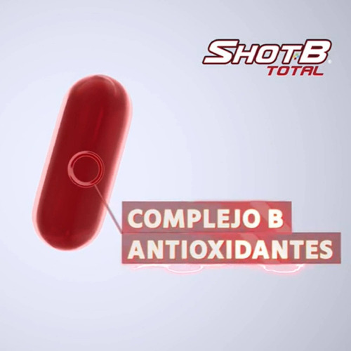 Multivitamínico Shot B Total 30 Cápsulas.
