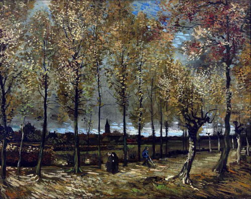 Lienzo Tela Canvas Alamos En Nuenen Vincent Van Gogh 50 X 60