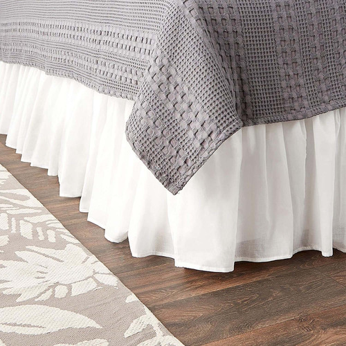 Greenland Home Gl-1107fbsq Queen Size Cotton Voile Bed Skirt