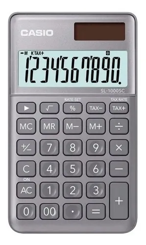 Calculadora Casio Sl 1000 Sc Port til Aluminio Anodizado Color