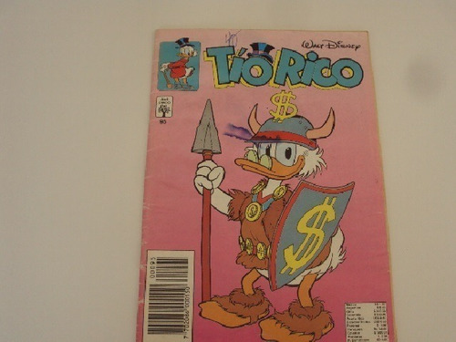  Historieta Tio Rico # 95  Disney - Abril Cinco  Año 1993