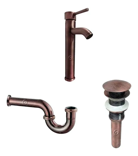 Griferia Industrial Doble Servicio Gourmet Cobre STYLOS EN BRONCE