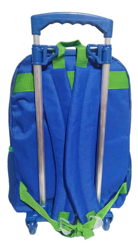 Mochila De Carrinho M Lancheira Estojo Pj Masks Cor Azul