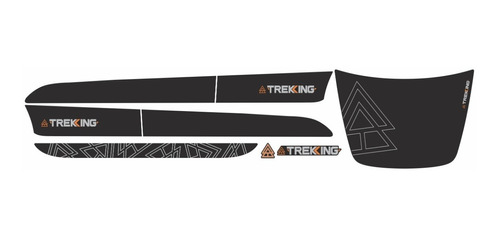 Kit Adesivo Mobi Trekking 2022 Capo Lateral E Traseira