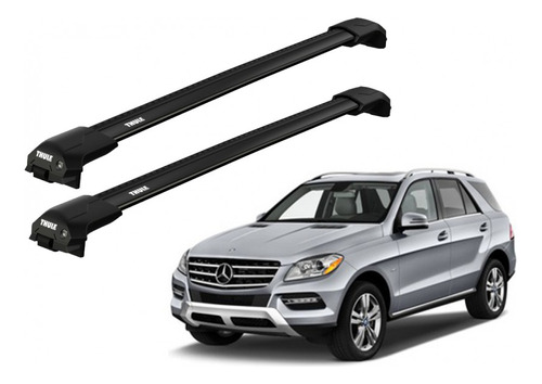 Barras Thule Mercedes Benz M-class 12-15 Re / Edge Flu Bk