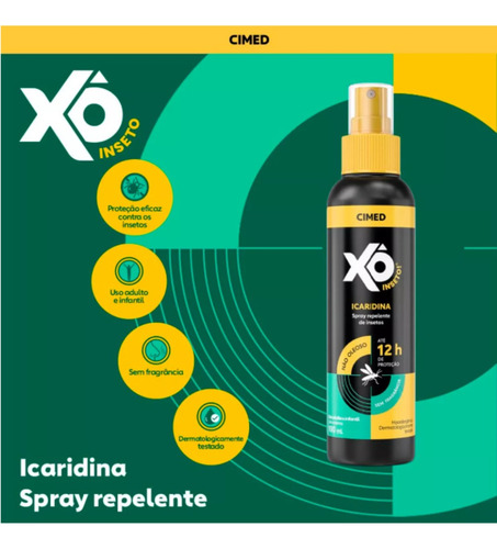 Kit 3 Und Xô Inseto Icaridina 25% 100ml