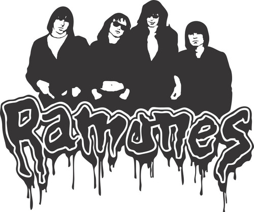 Calco The Ramones Vinilo Sticker