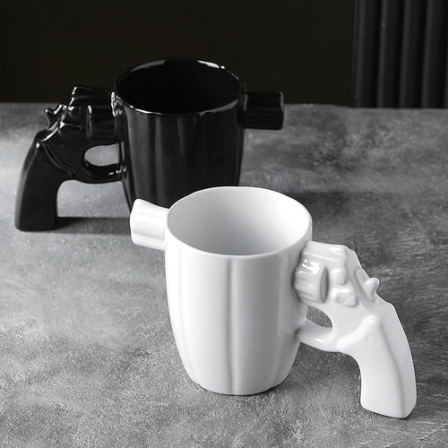 Taza De Café Con Forma De Revólver, Tazas De Café Novedosas