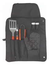 Comprar Set Parrilla 7 Piezas Utensilios Parrillero Asador Estuche