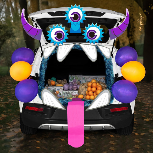 Kit De Decoracion De Monstruo Para Coche Garaje Halloween