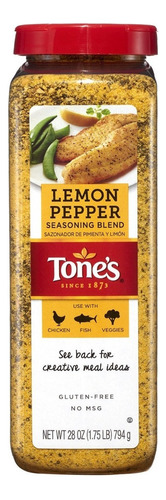 Sazonador Pimienta Y Limon Tones Lemon Pepper 794g Importado