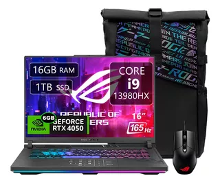 Rog Strix G16 G614ju, Core I9, 16gb, 1tb Ssd, Rtx4050, 16p