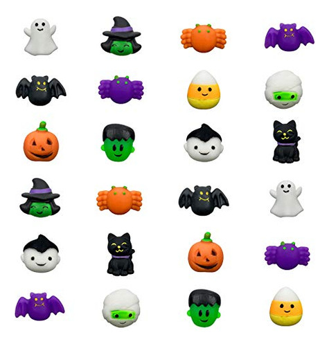 Qingqiu 24pcs Halloween Mochi Juguetes Blandos Cgbls