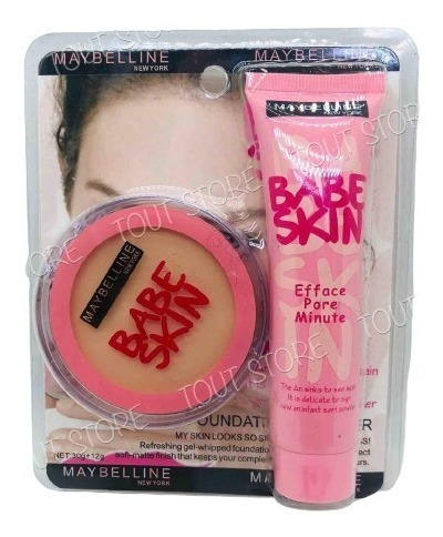 Maybelline Set X2 Base Y Polvos