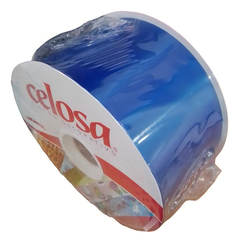 Liston Celosa Celoseda Color Azul Rey De 7 Cm X 91.4 M
