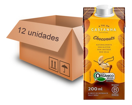 Bebida Choconuts Sem Lactose A Tal Da Castanha 200ml