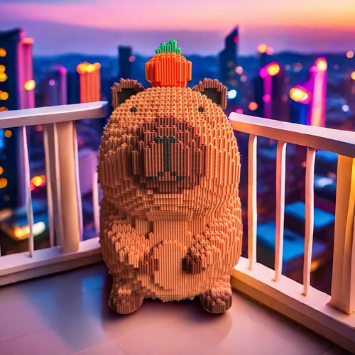 Juguetes De Construcción Diy Capibara A