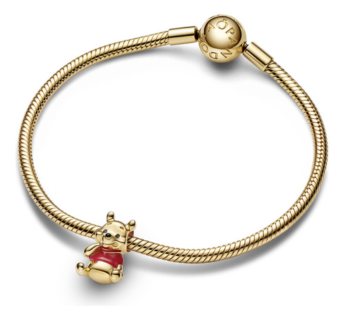 Charm De Disney Oso Winnie The Pooh Color Dorado