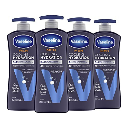 Vaseline Hombres Hidratación De 3 En-1 Cara, Manos  Cm97b