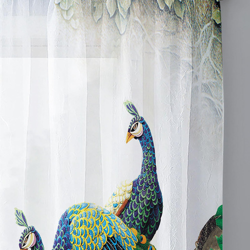 2x Cortinas De Tratamiento De Ventana, Cortinas 132cmx183cm