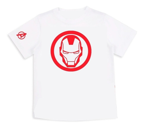 Polera Ironman Circle Superheroe Iron Man Niño 