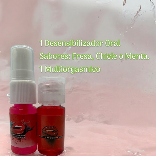 Desensibilizador Oral + Multiorgásmico + Condon Texturizado