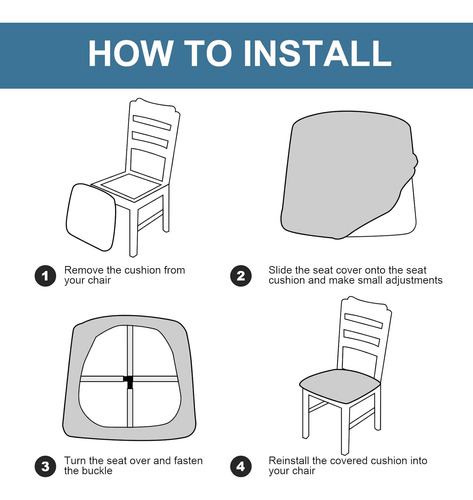 Fundas Impermeables Y Lavables Para Sillas De Comedor