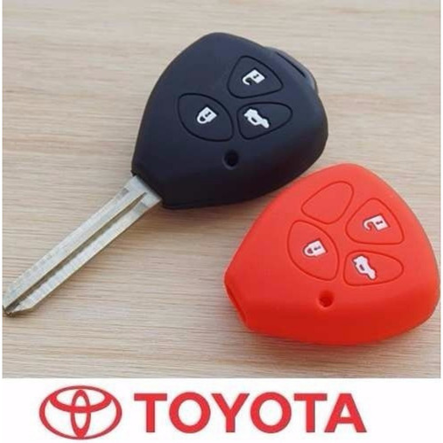 Imagen 3 de 3 de Forros Goma Silicon Llave Control Toyota Colores !!!