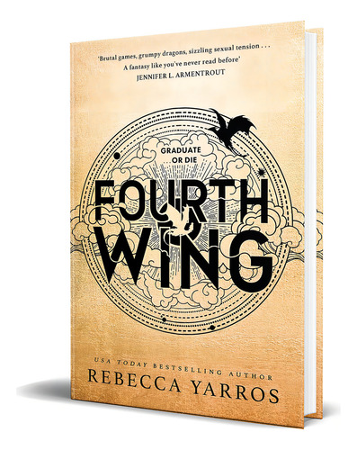 Fourth Wing, de Rebecca Yarros. Editorial Hachette Collections, tapa dura en inglés, 2023