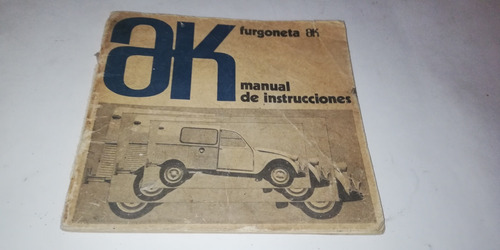 Manual De Instrucciones Citroen Ak Furgoneta 