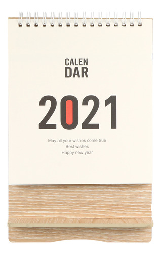 Calendario Plegable De Escritorio 2021 En Papel