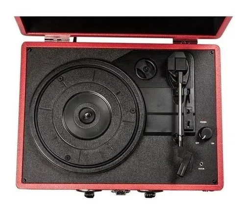 Tocadiscos Bandeja Reproductor Vinilo Vintage Bluetooth Noga