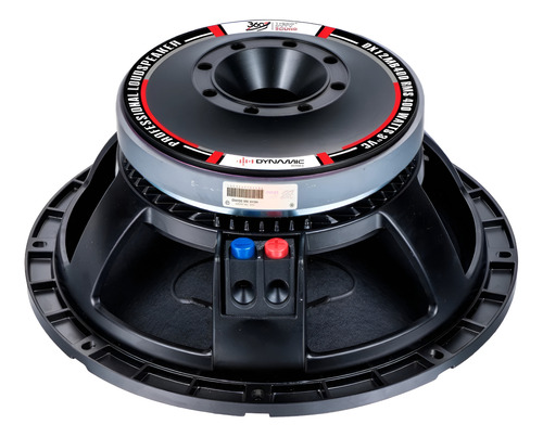 Bocina 360 Three Sixty Sound Dx12mb400 De 12puLG 400wrms Color Negro